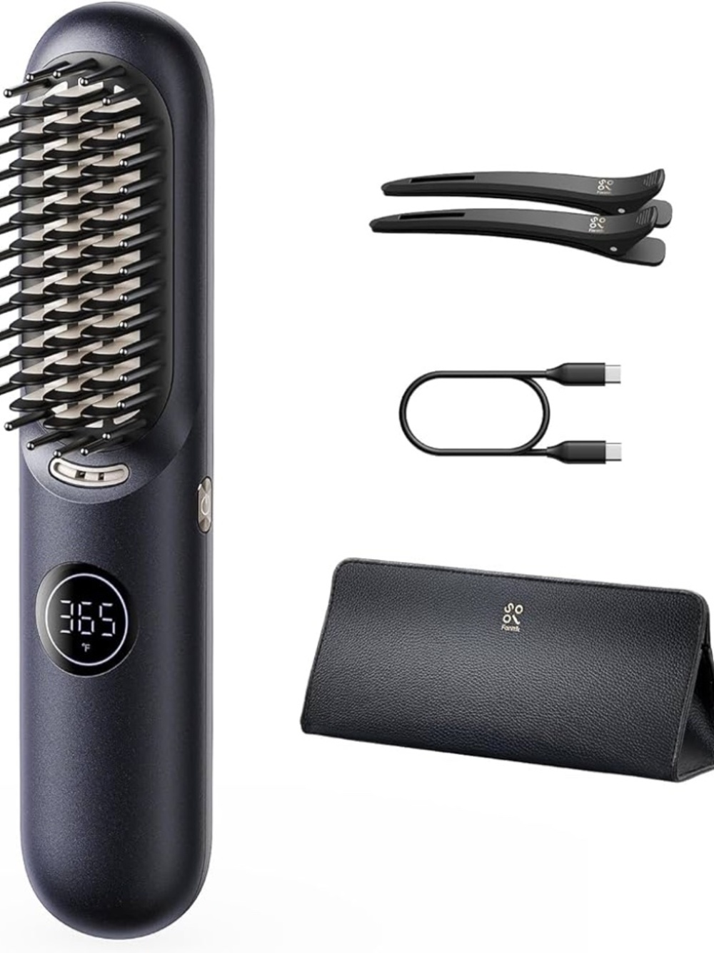 NEW Fanttik Solo I10 APEX Portable Cordless Hair Straightener Brush